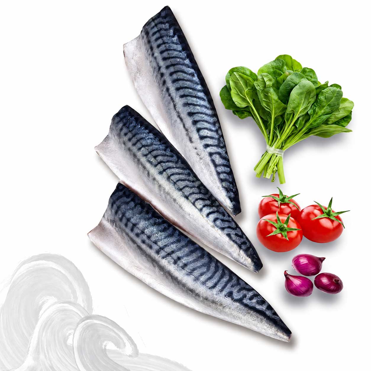 Frozen Mackerel fillet (Scomber scombrus), RM origin: Norway, UK, Japan...