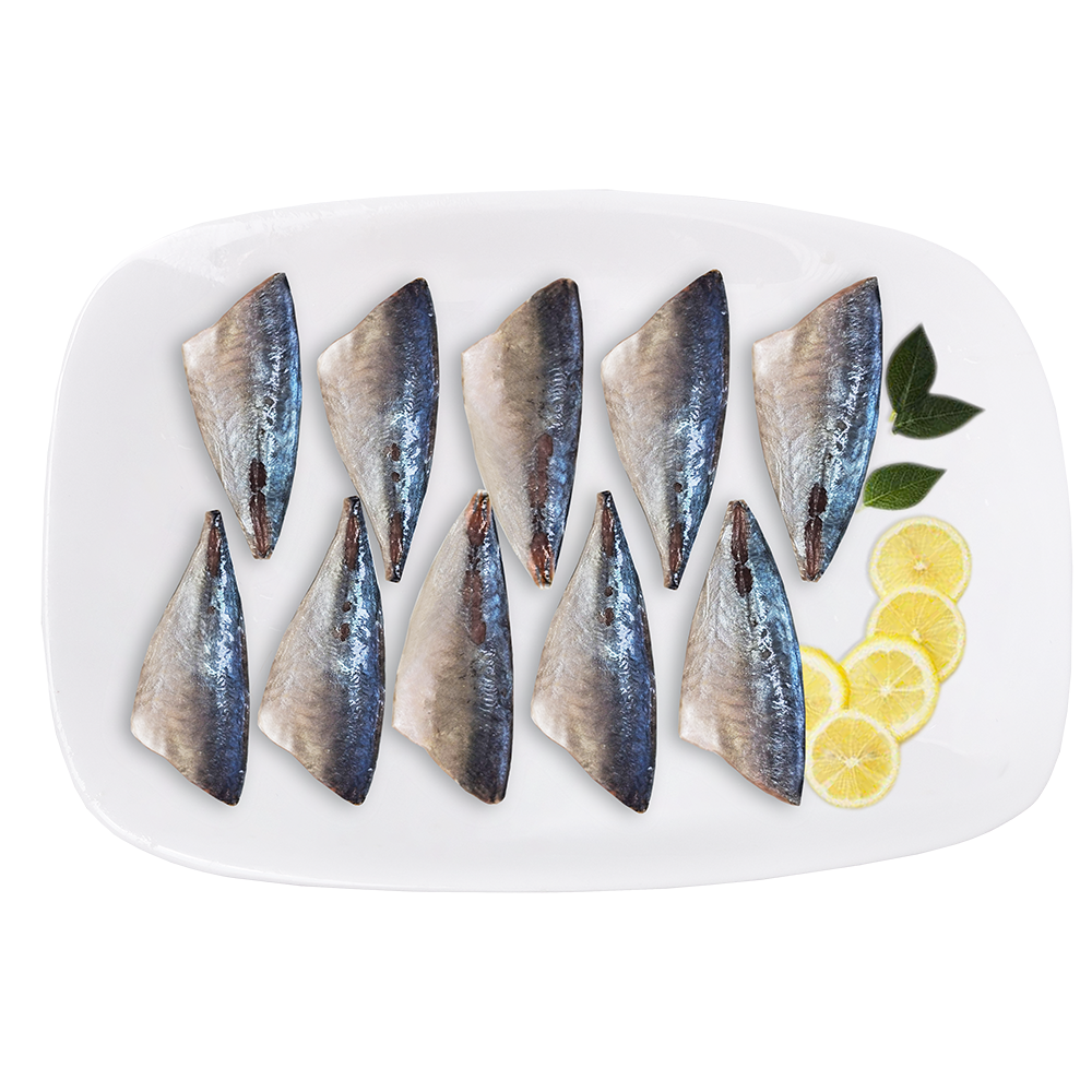 Frozen Horse Mackerel fillet (Trachurus trachurus), RM origin: Norway, Ireland, Korea...