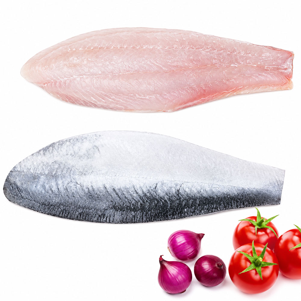 Pangasius fillet skin on (Pangasius hypophthalmus)